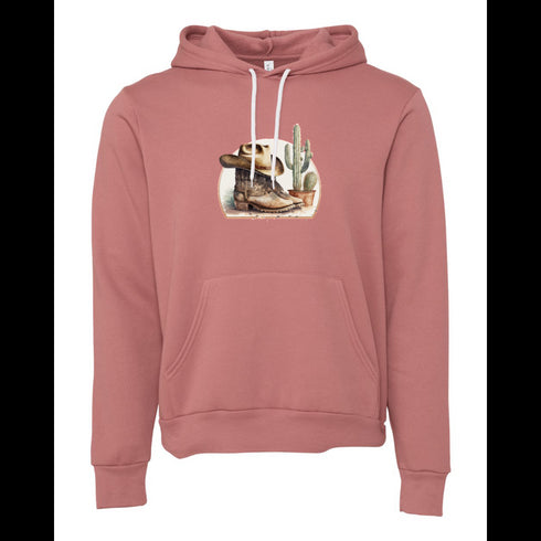 Cowboy style Bella canvas hoodie 3719